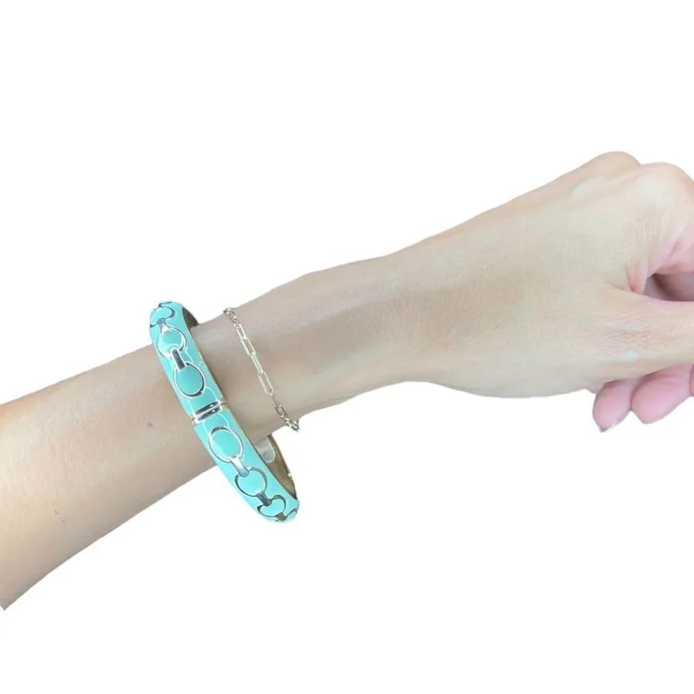Premier
Design Gold and Mint Bangle Bracelet